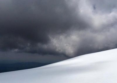 Cuerda larga, cabeza de hierro nevada