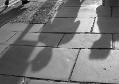 Sombras al atardecer Oxford, UK